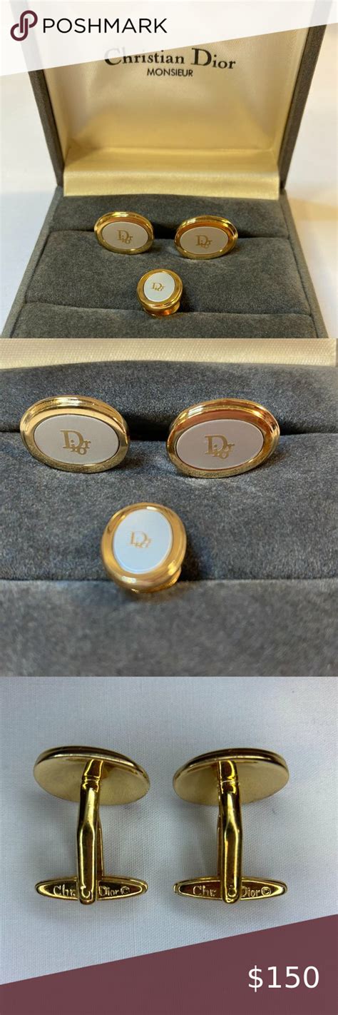 dior cufflinks|christian dior ties for men.